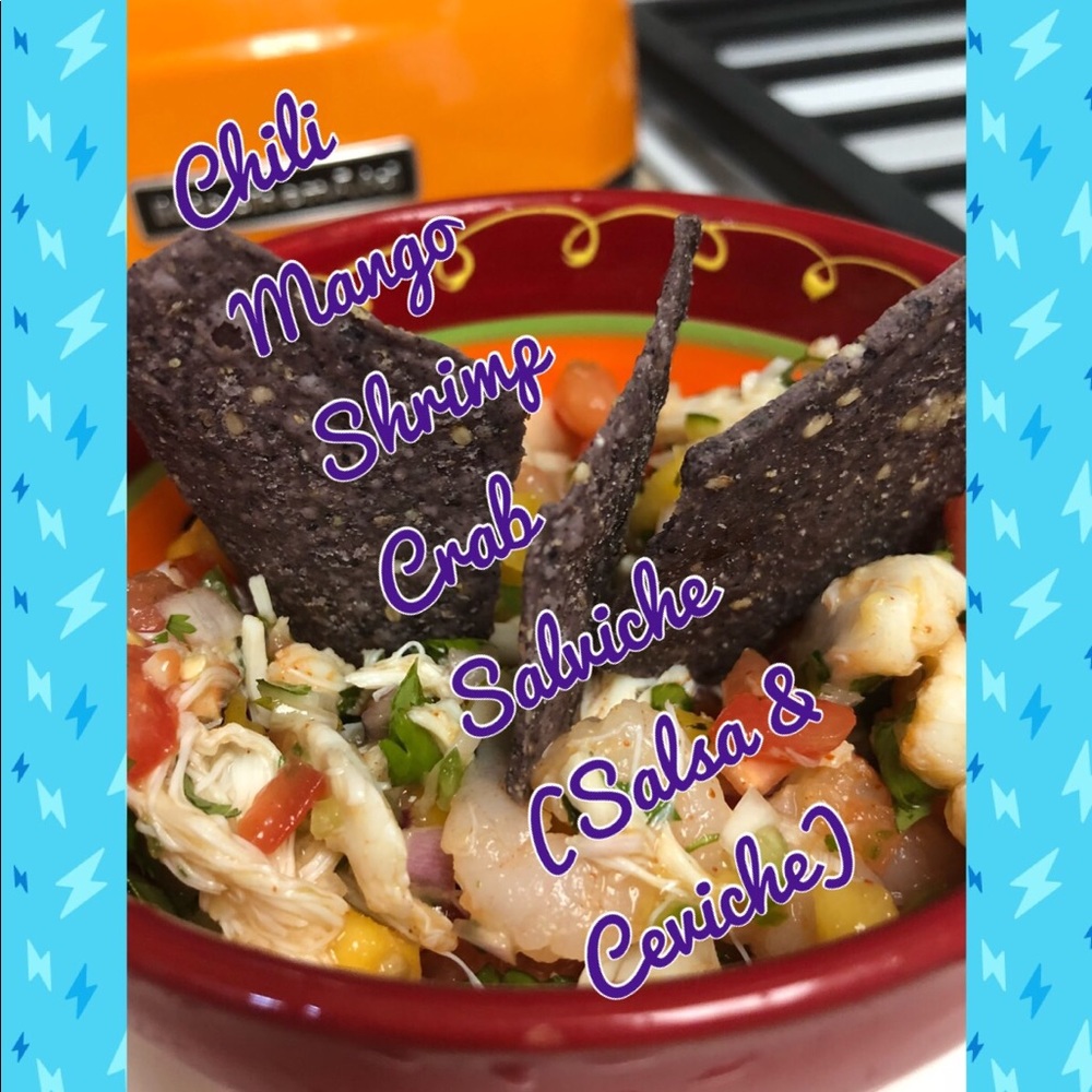Chili Mango Shrimp Crab Salviche (Salsa & Ceviche)